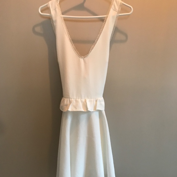 White Mini Dress - Picture 2 of 3